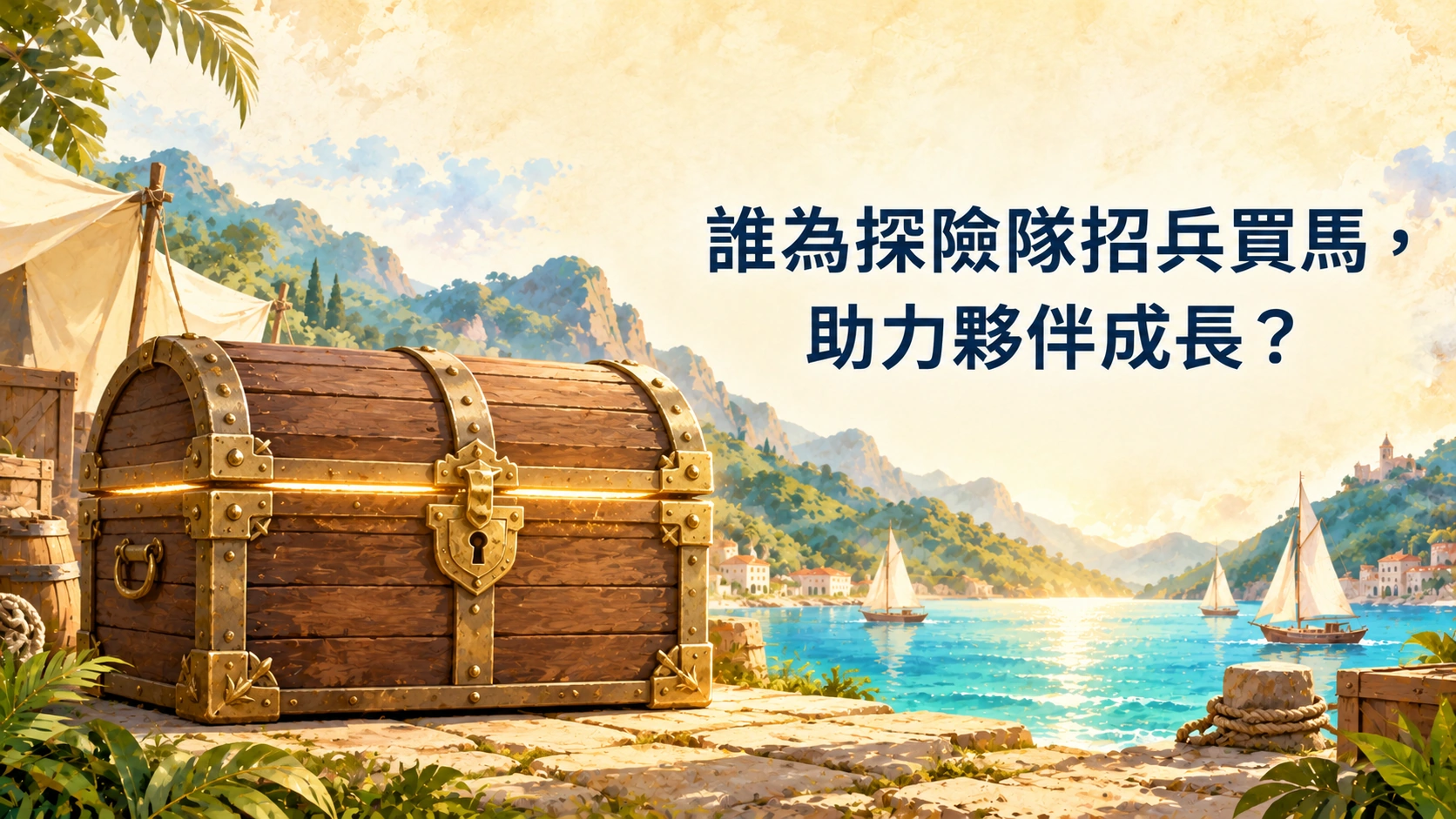 誰為探險隊招兵買馬，助力夥伴成長？